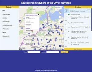 Web Geolocation App Project image